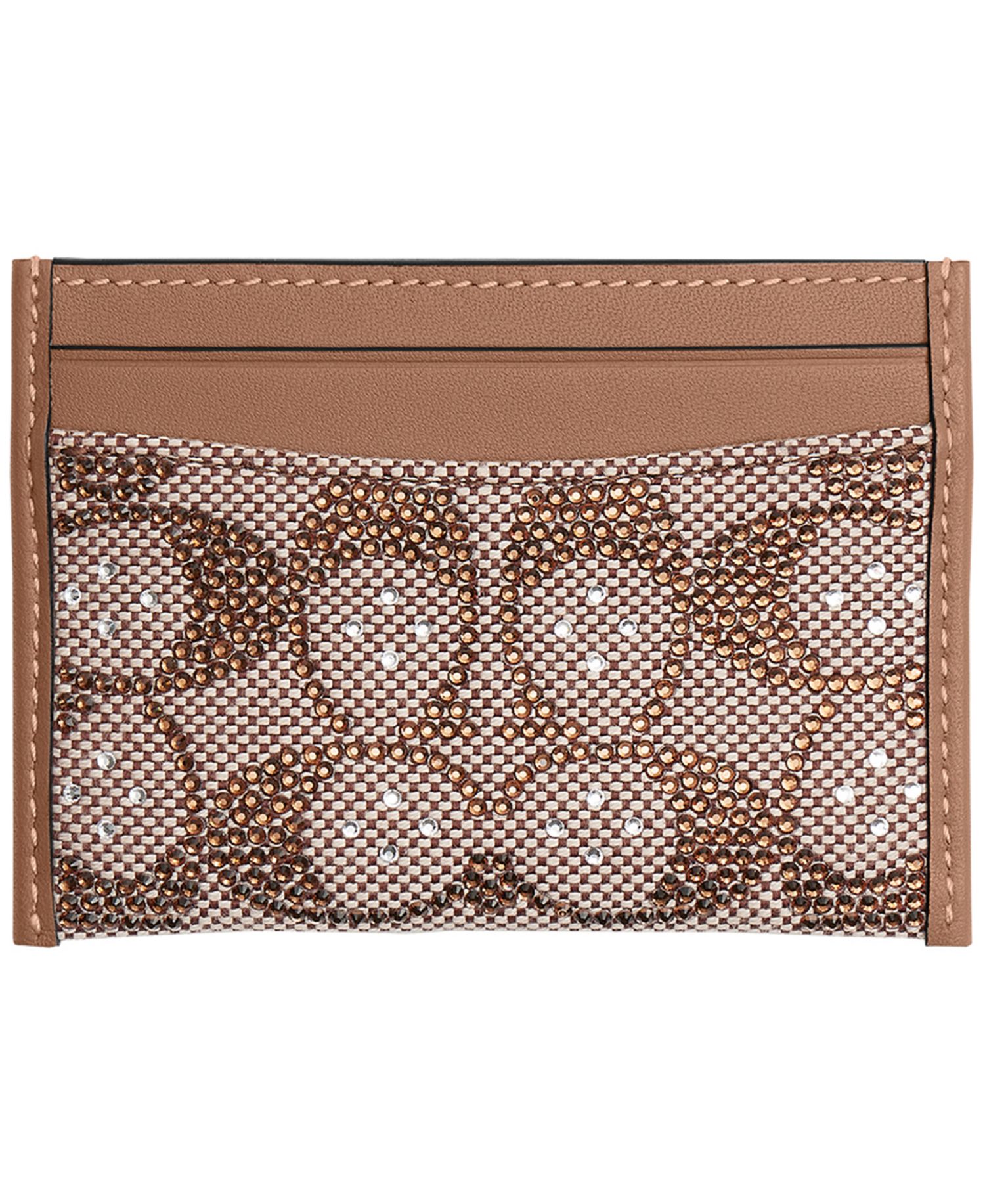 Essential Crystal Signature Jacquard Card Case