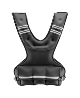 Adjustable Weighted Vest, 20-32 lb X-Shape Vest with 6 Weight Packs