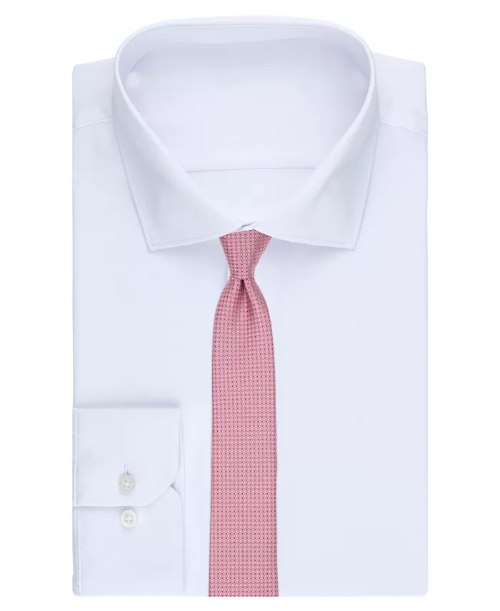 Men's Iseo Dot Pattern Slim Tie - thumbnail 6