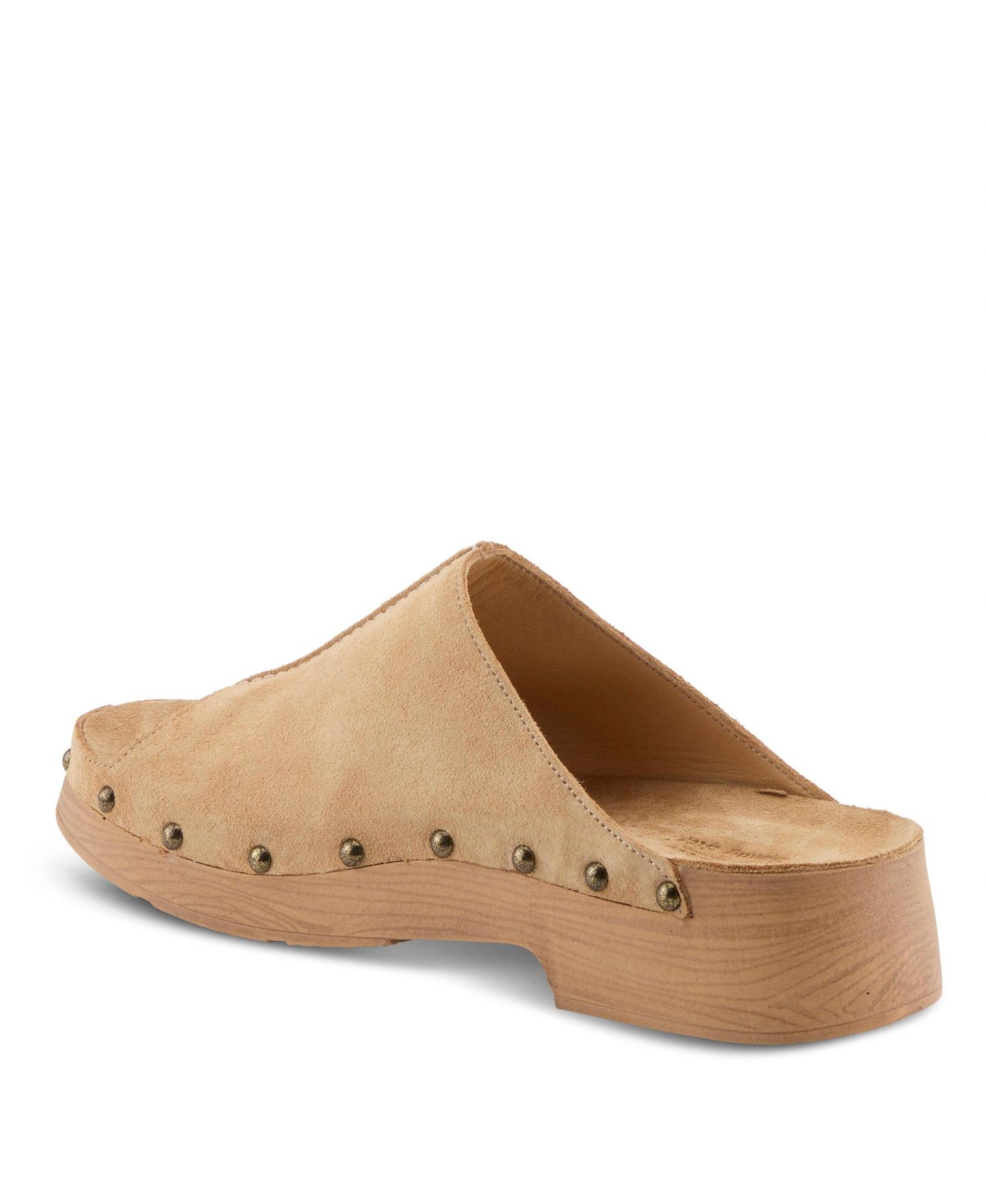 Женские сандалии Spring Step Emberlyn Wedge Soft Suede with Upper, цвет: Бежевый замшевый — фото 7