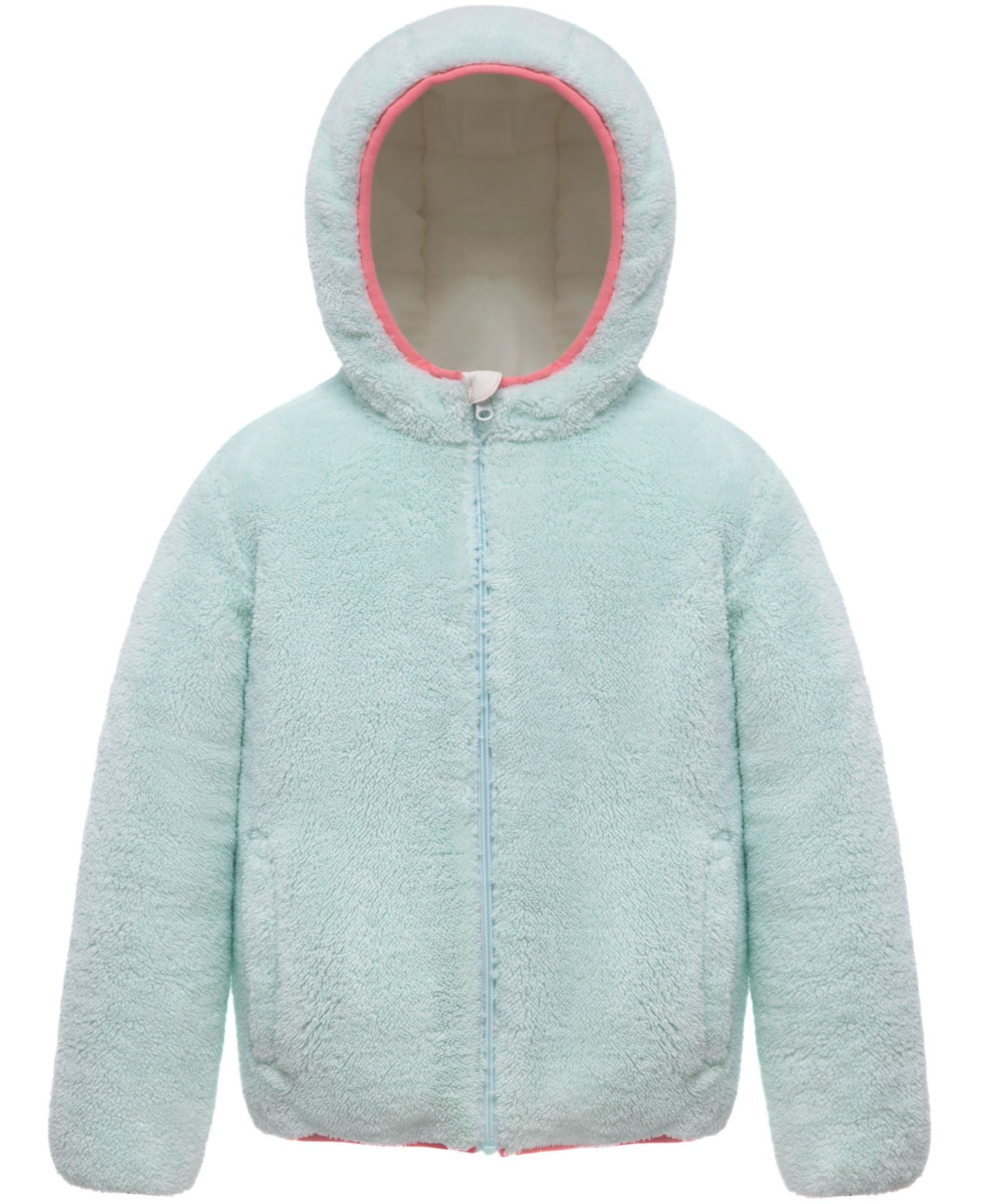 Куртка Rokka&Rolla Reversible Fleece для девочек, цвет: Cotton Candy Ombre — фото 7