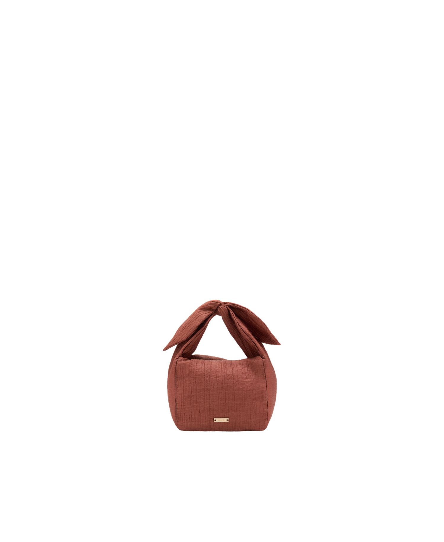 Women's Bow Crinkled Handbag