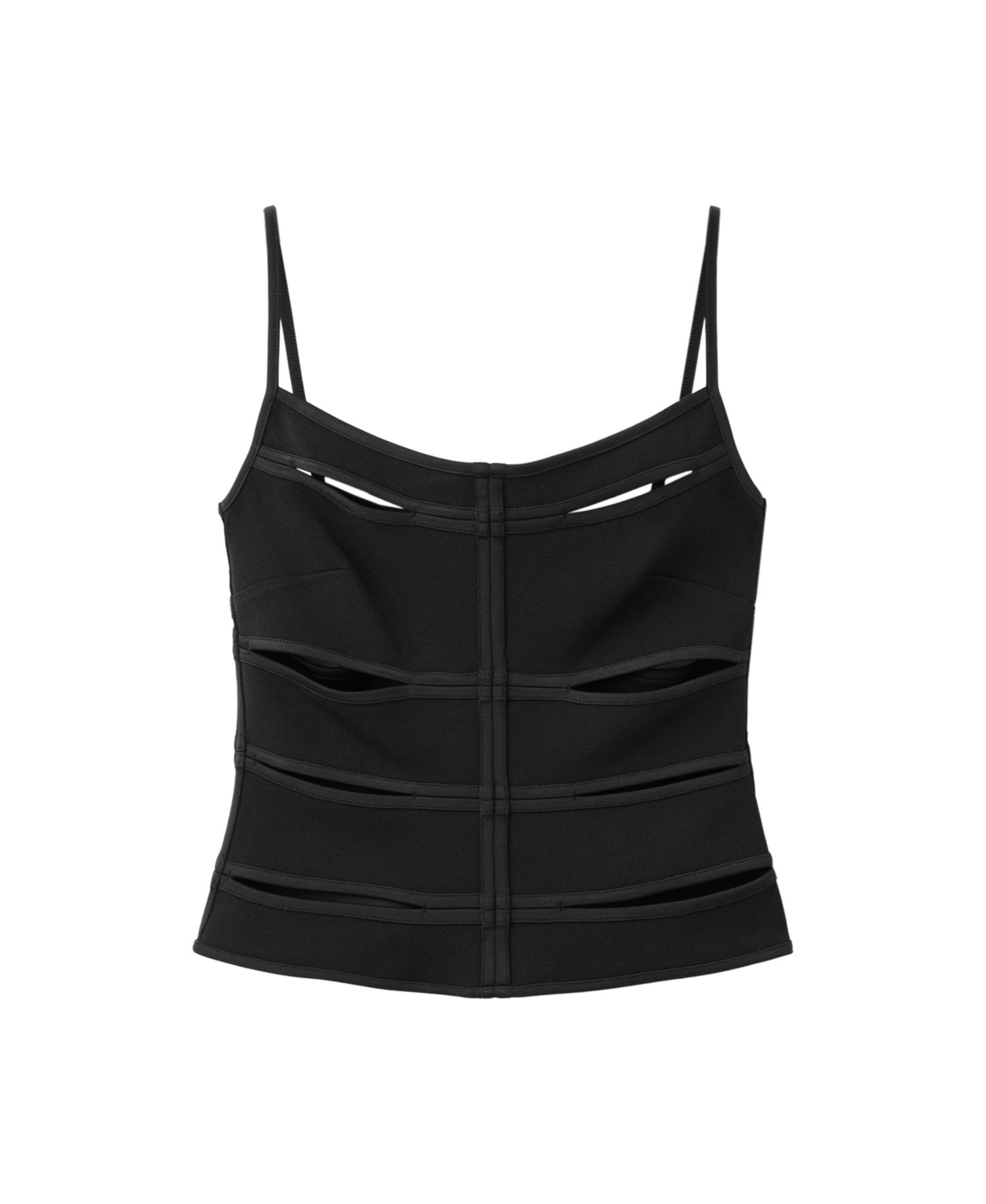 Women's Scoop Neck Cutout Tank Top