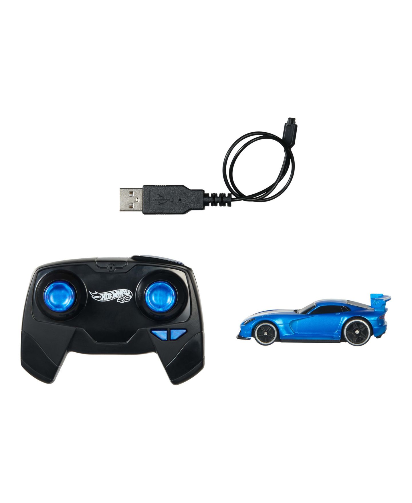 Детская игрушка Hot Wheels 1:64 Scale Dodge Viper ACR Remote-Control Toy Car — фото 1