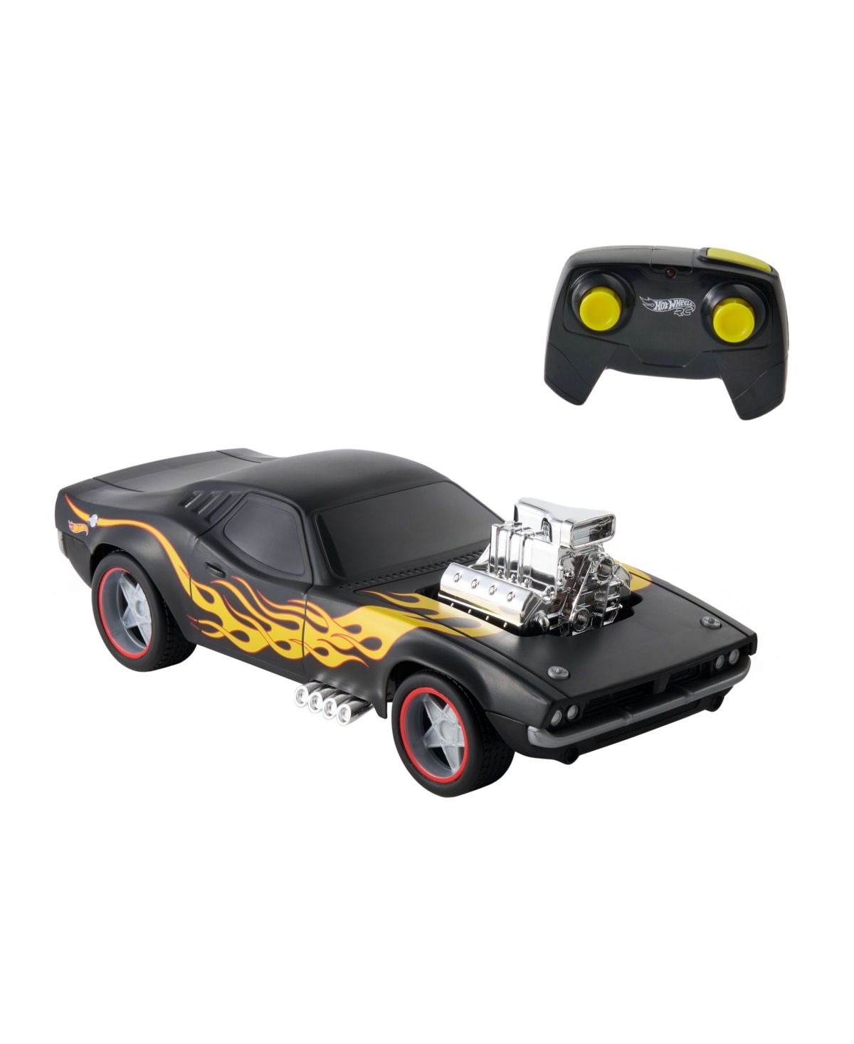 Hot Wheels Rc 1:16 Scale Rodger Dodger, Remote-Control Toy Car, Battery-Operated