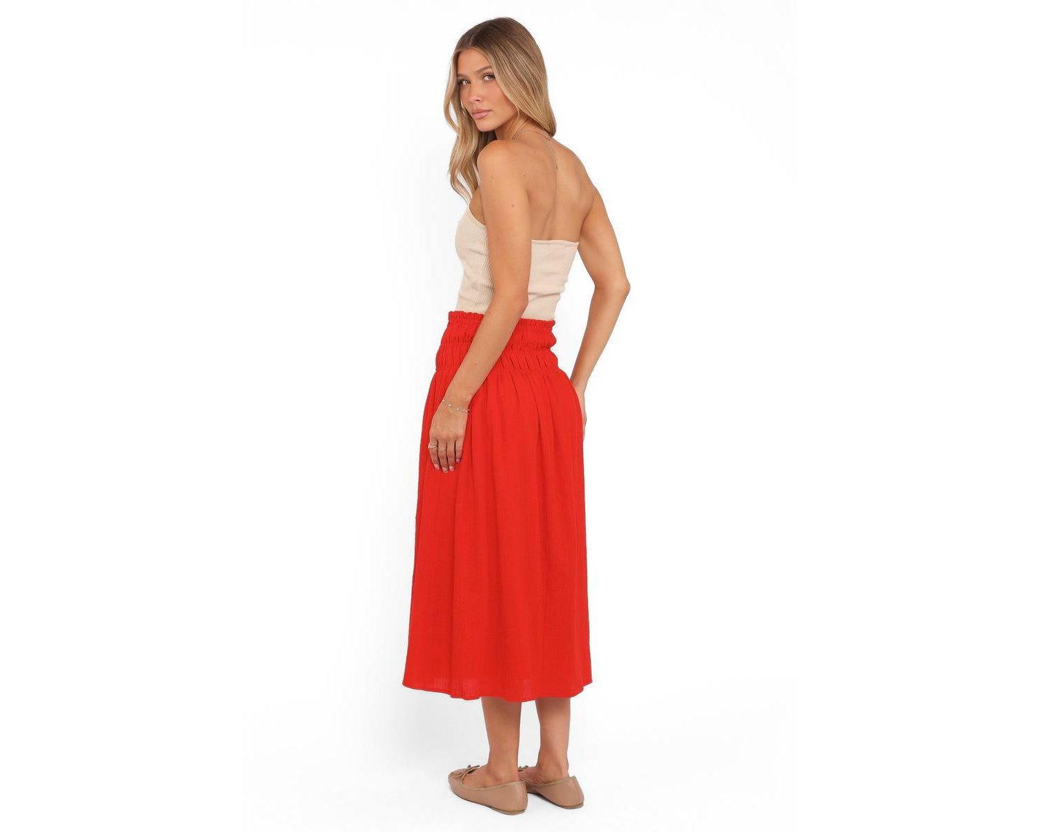 Women's High-Waisted A-Line Mattea Maxi Skirt