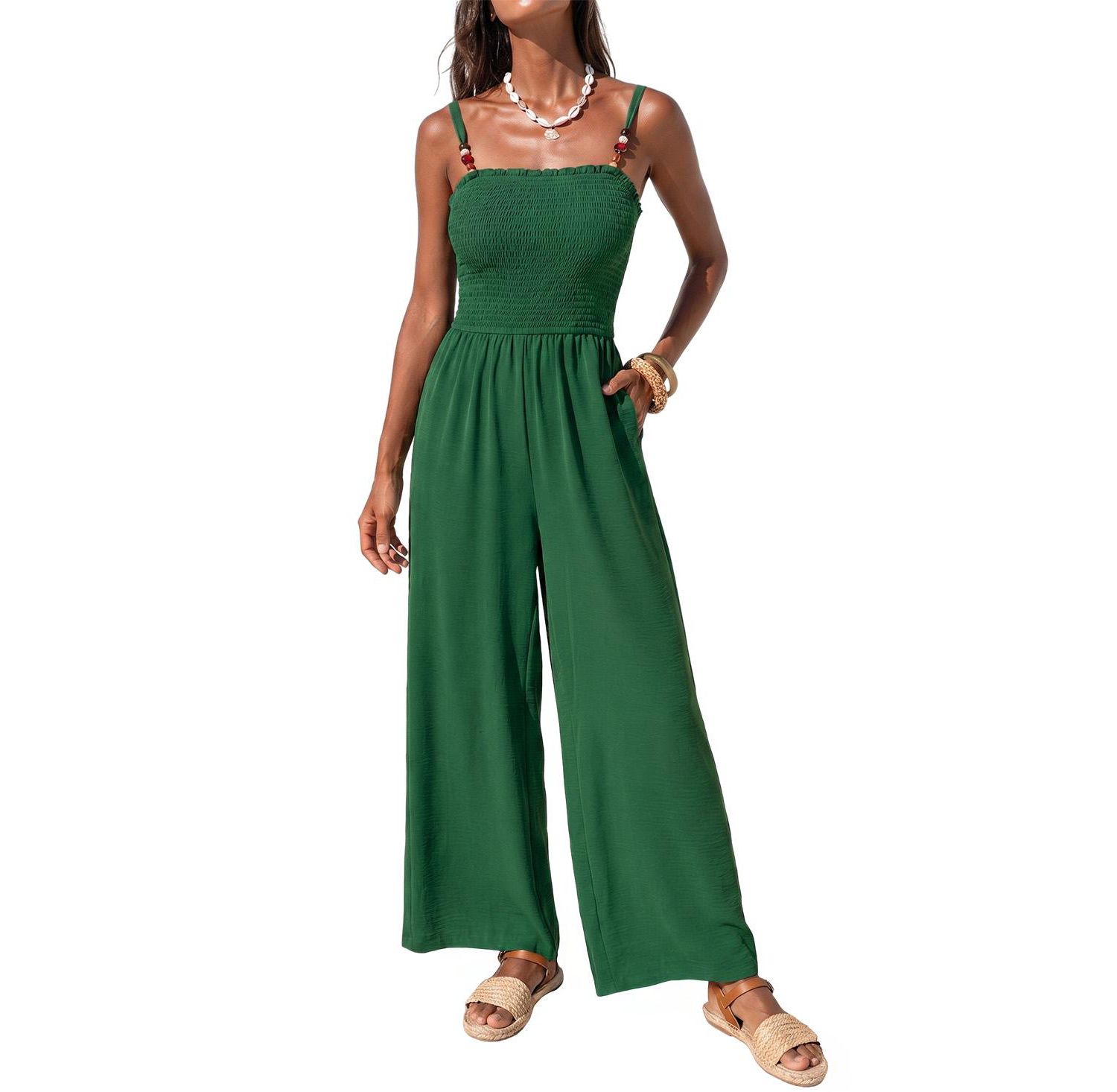Women's Wildflower Way Sleeveless Wide-Leg Jumpsuit