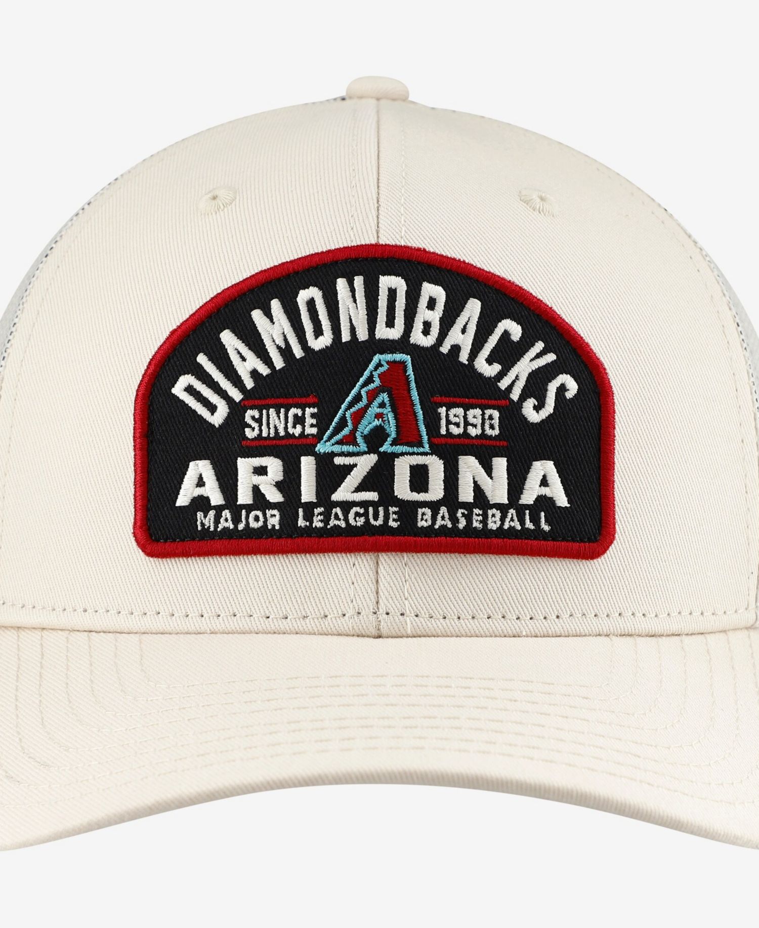 Men's Cream Arizona Diamondbacks Leland Adjustable Trucker Hat