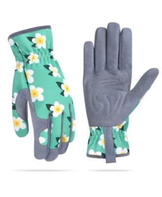Women Leather Garden Gloves Thorn Proof Weeding Digging Pruning