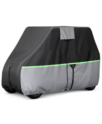 Passenger Golf Cart Cover, 600D Oxford, Waterproof with 3 Zipper Doors