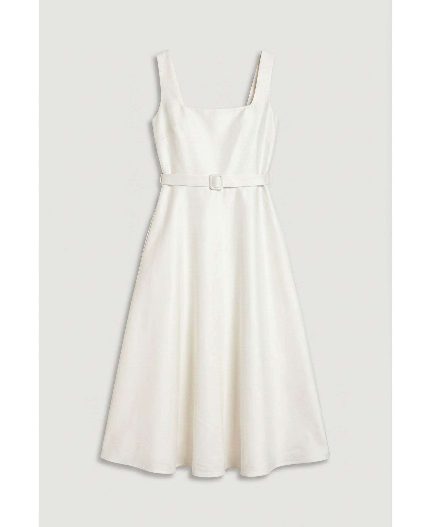 Women's Belted Midi Dress