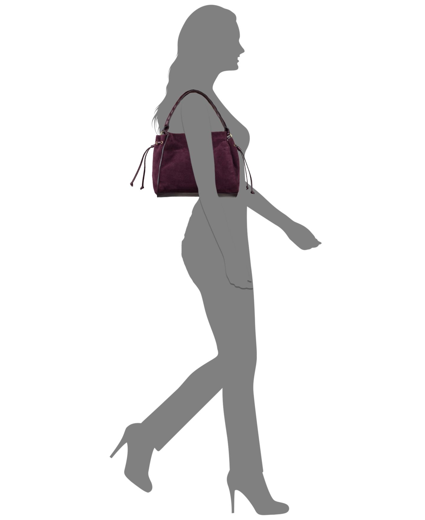 Женская сумка Patricia Nash Loenen Top Handle Small Shoulder, цвет: Сливовый — фото 5