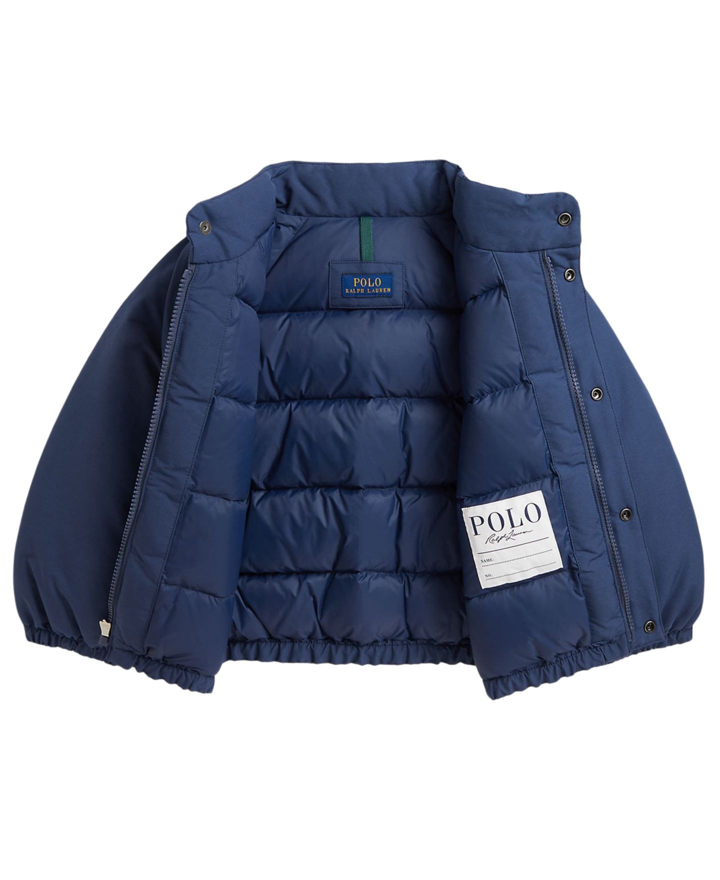 Куртка Polo Ralph Lauren Down Mockneck Jacket для мальчиков, цвет: Тёмно-синий — фото 4