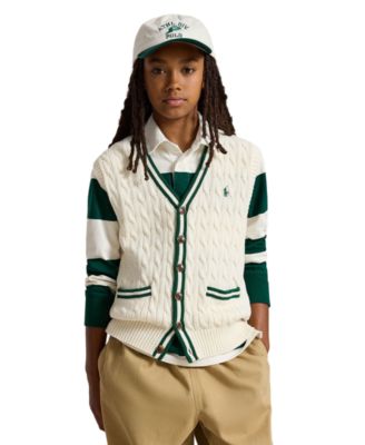 Boys' 8-20 Relaxed Fit Sweater Vest