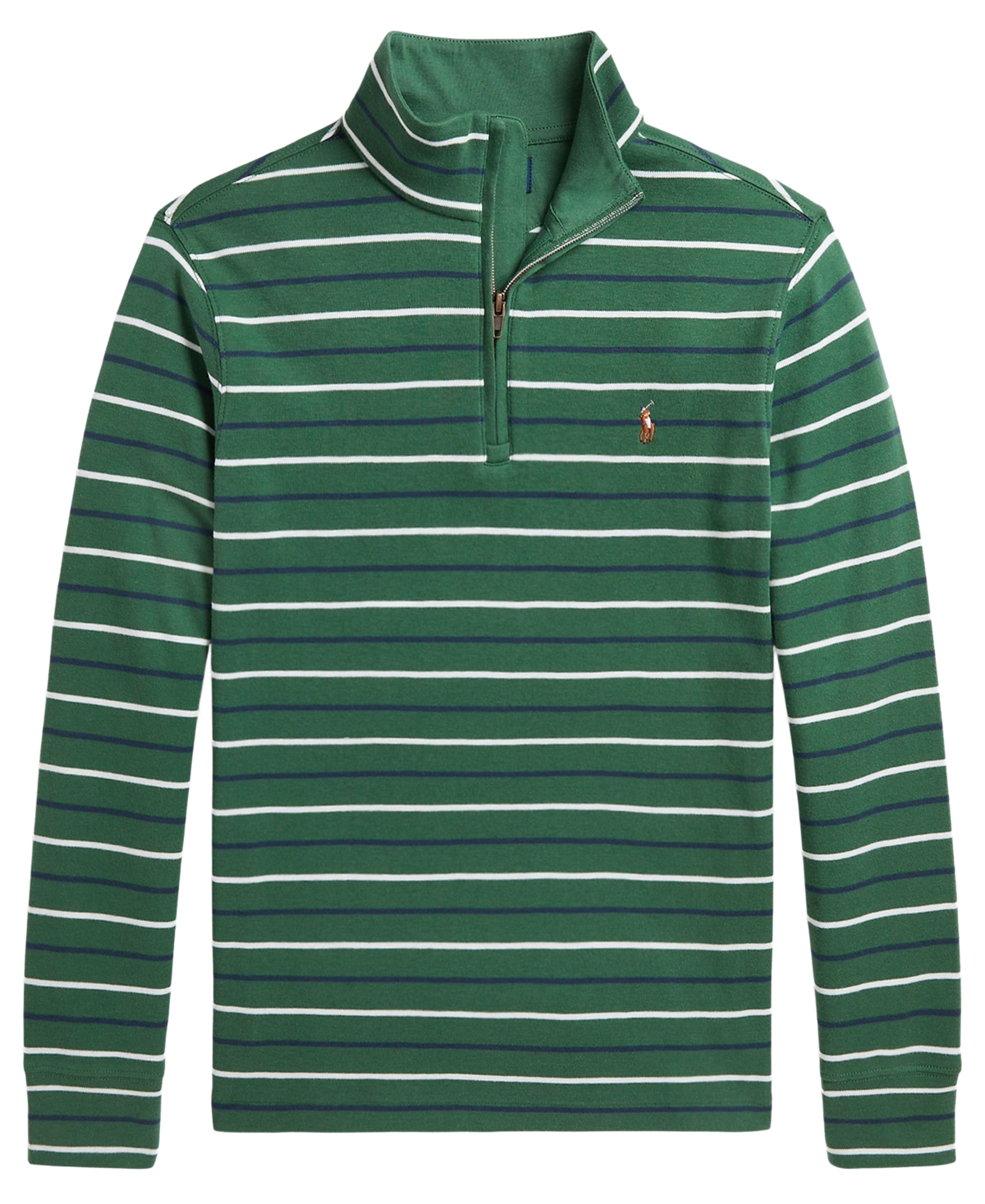 Polo Ralph Lauren Boys' 8-20 Interlock Quarter-Zip Shirt