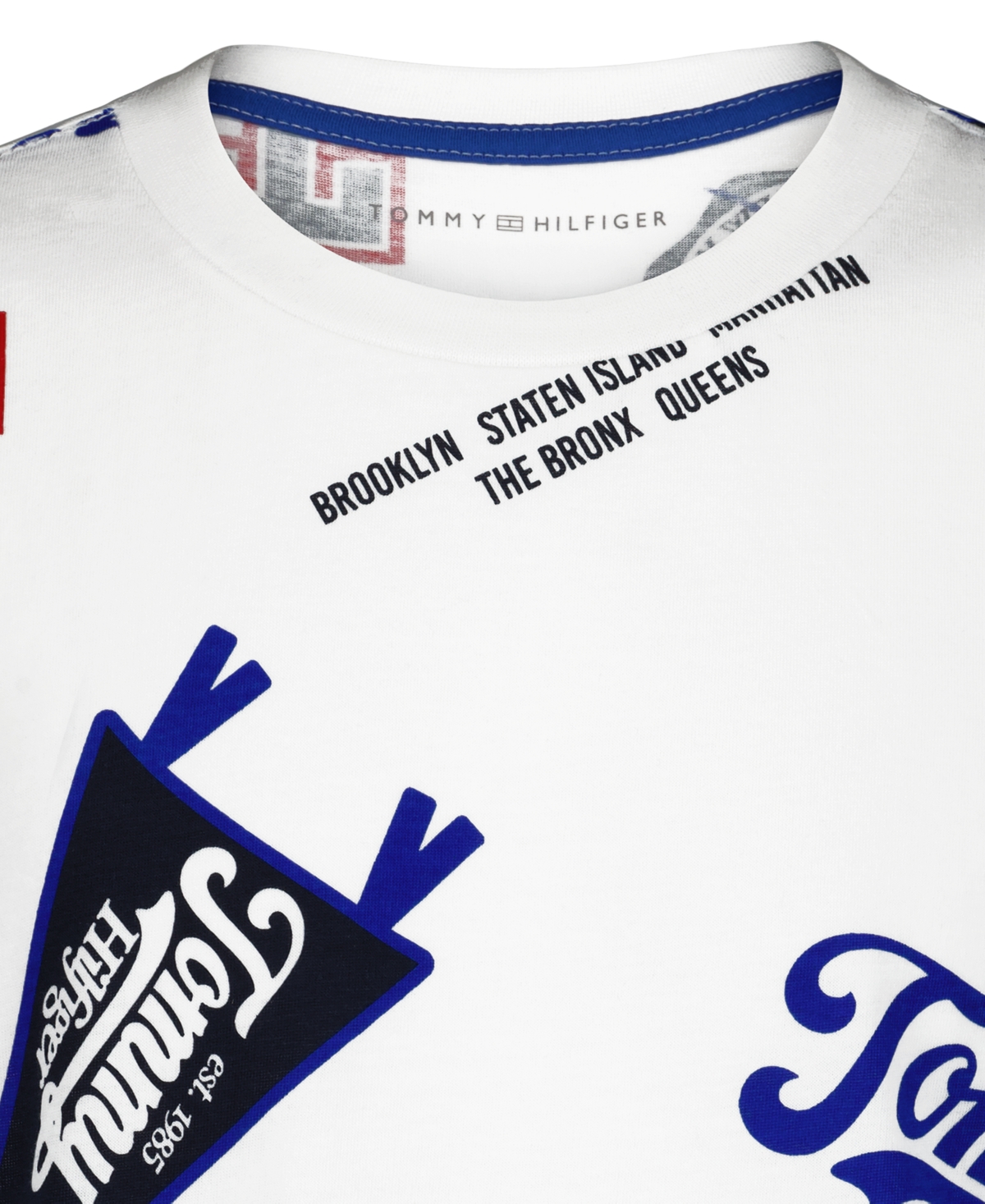 Tommy Hilfiger Boys' 8-20 Collegiate Aop Short-Sleeve T-Shirt