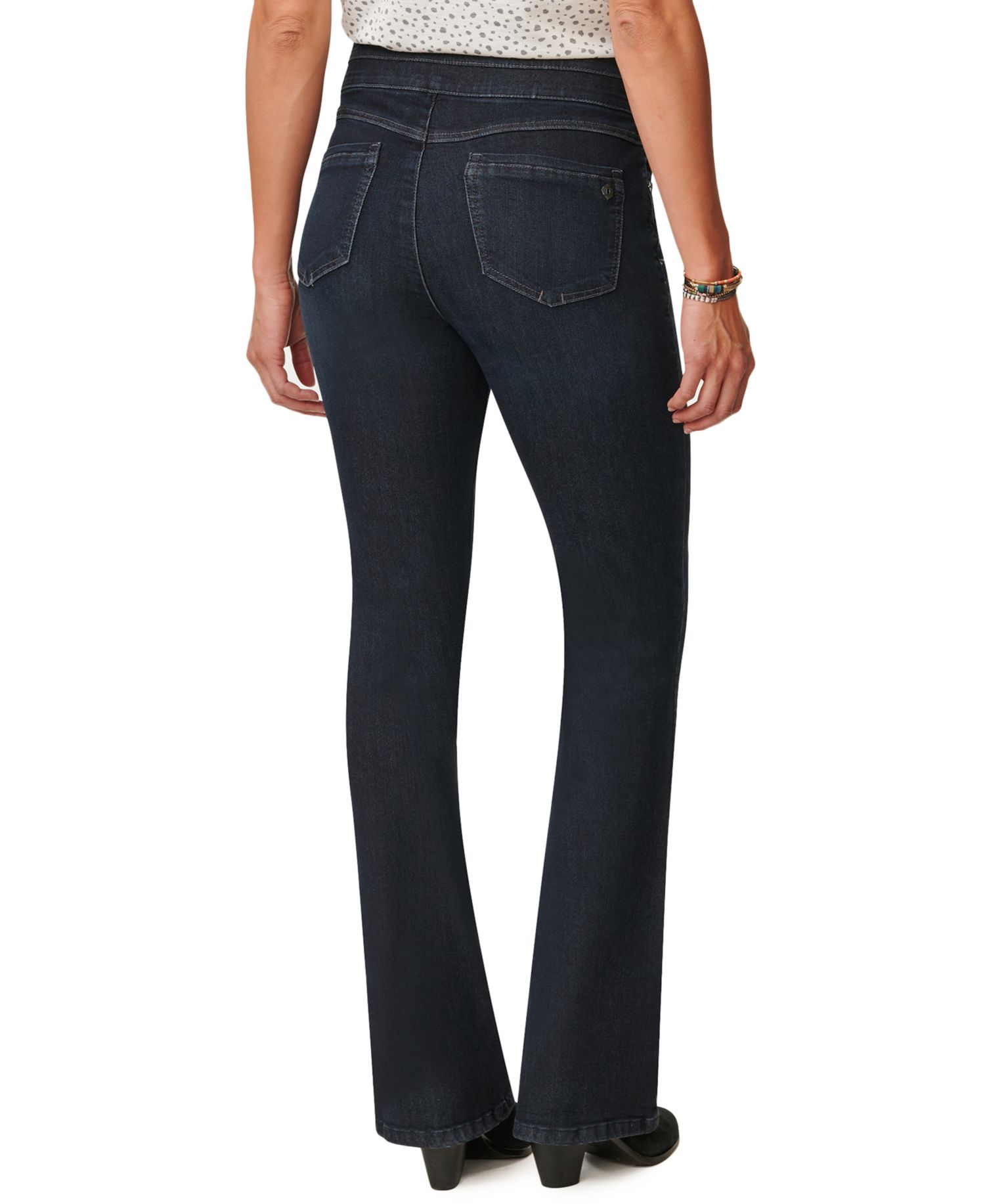 Petite "Ab"Solution High-Rise Bootcut Jeans