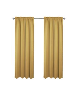 100 percentage  Polyester Twilight Blackout Rod Pocket Curtain Panel