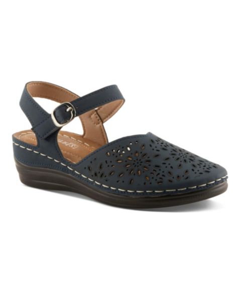 Женские сандалии Patrizia Wedge Sandal with Adjustable Strap, цвет: Тёмно-синий