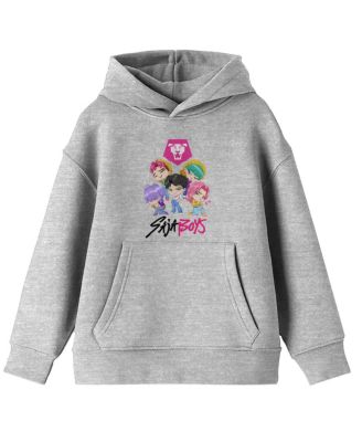 Saja Boys XS - XL Kawaii Chibi Art Boys Long Sleeve Hoodie