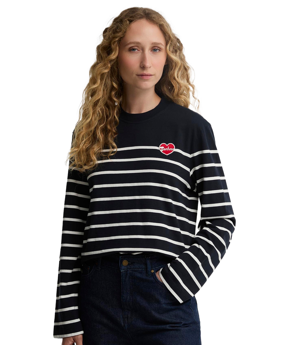 Barbour Women's Harling Striped Graphic Top