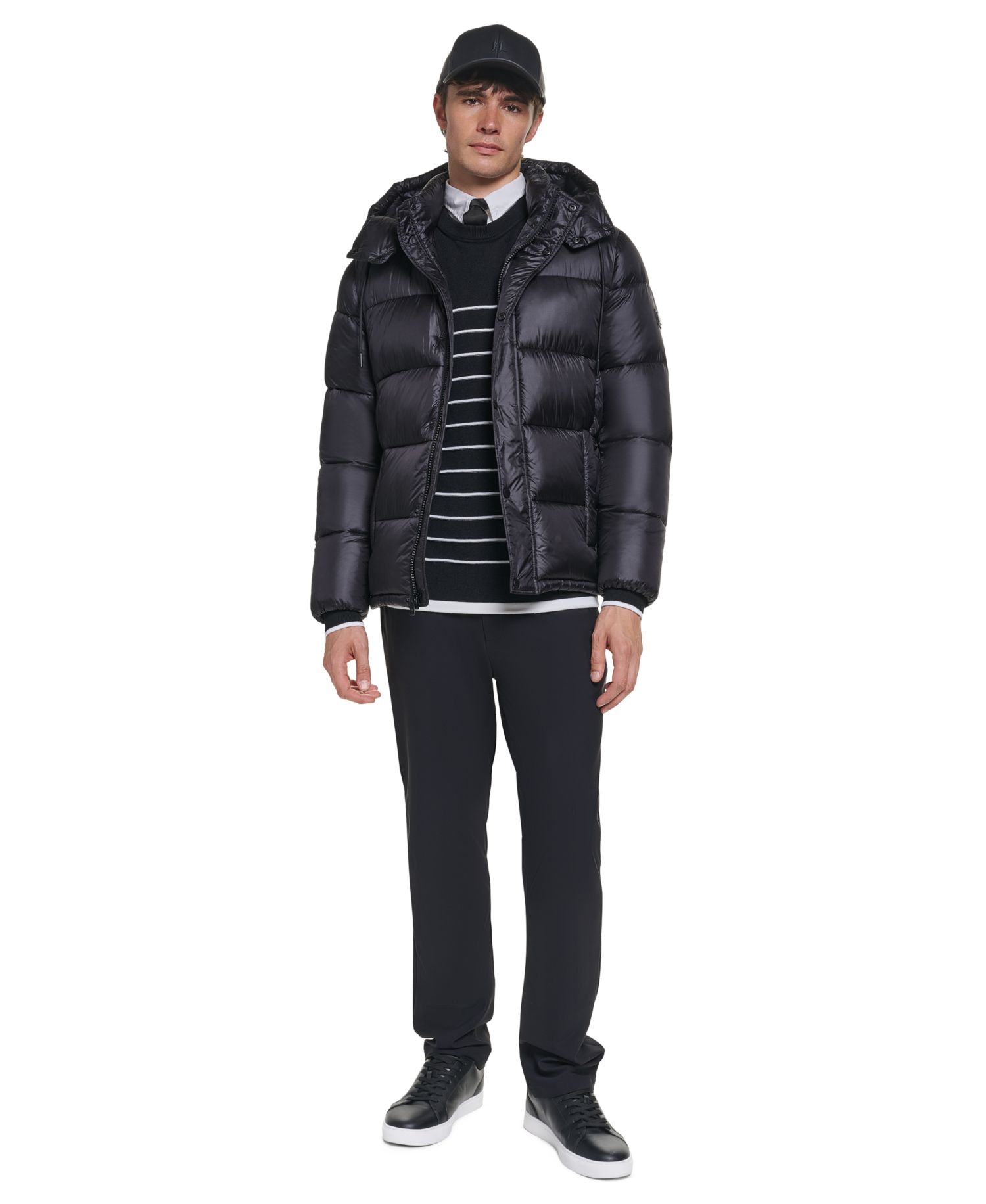 Men's Down Hooded Puffer