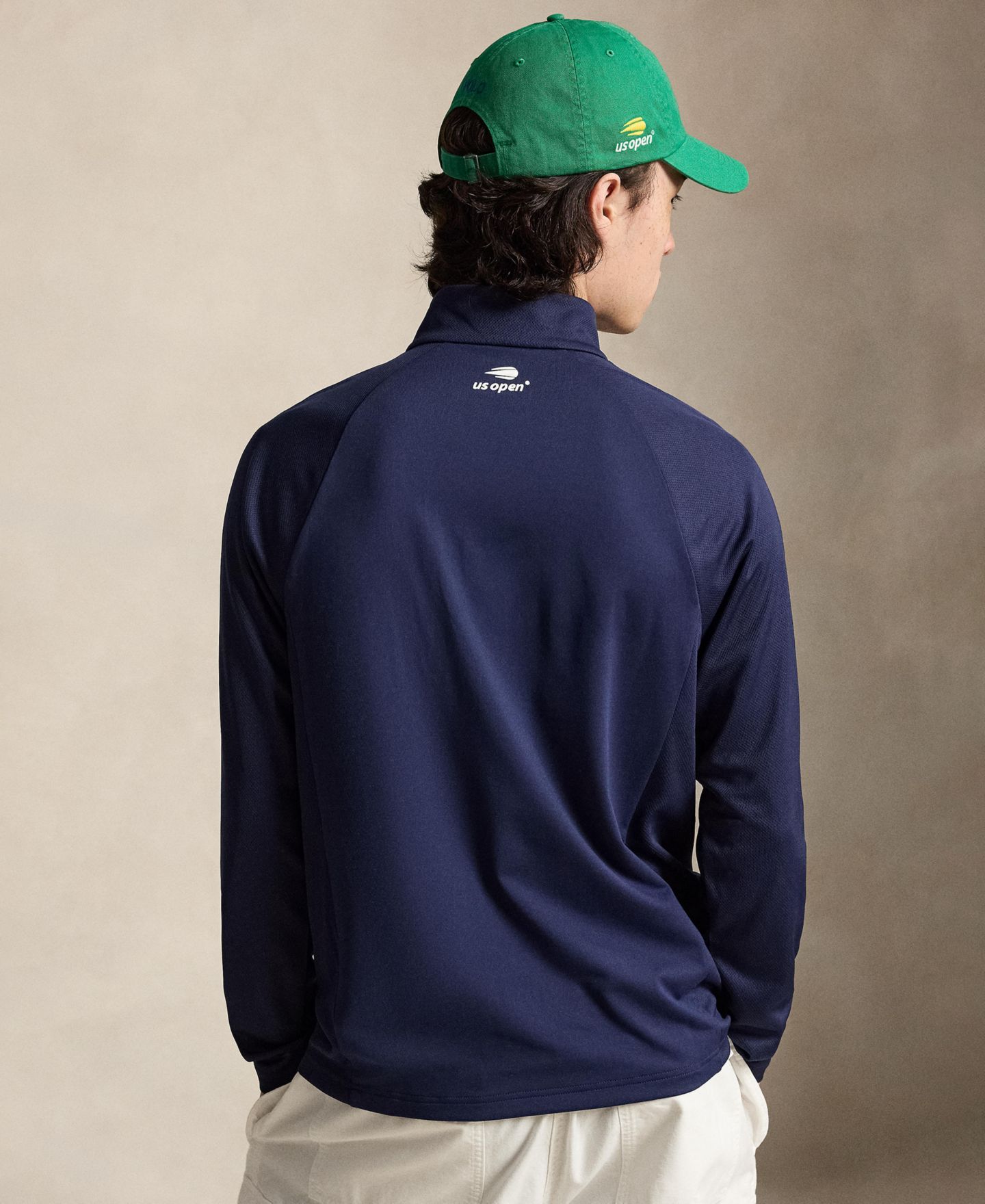 Мужской свитшот Polo Ralph Lauren US Open Paneled Stretch Quarter-Zip, цвет: Тёмно-синий — фото 4