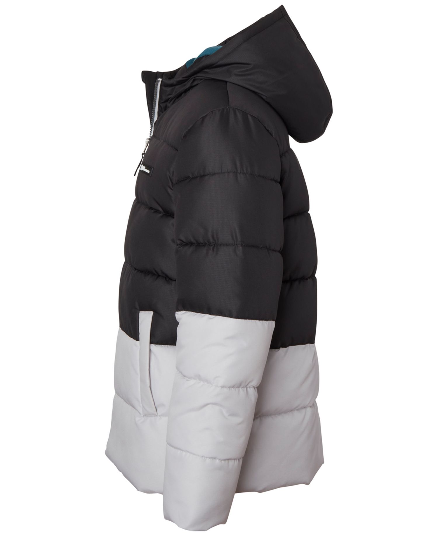 Boys' 6-20 Ripstop Color-Block Puffer Jacket with Hat, 2-Piece Set