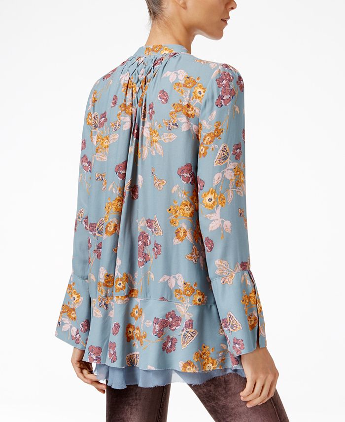 Free People - So Fine Printed Peasant Tunic