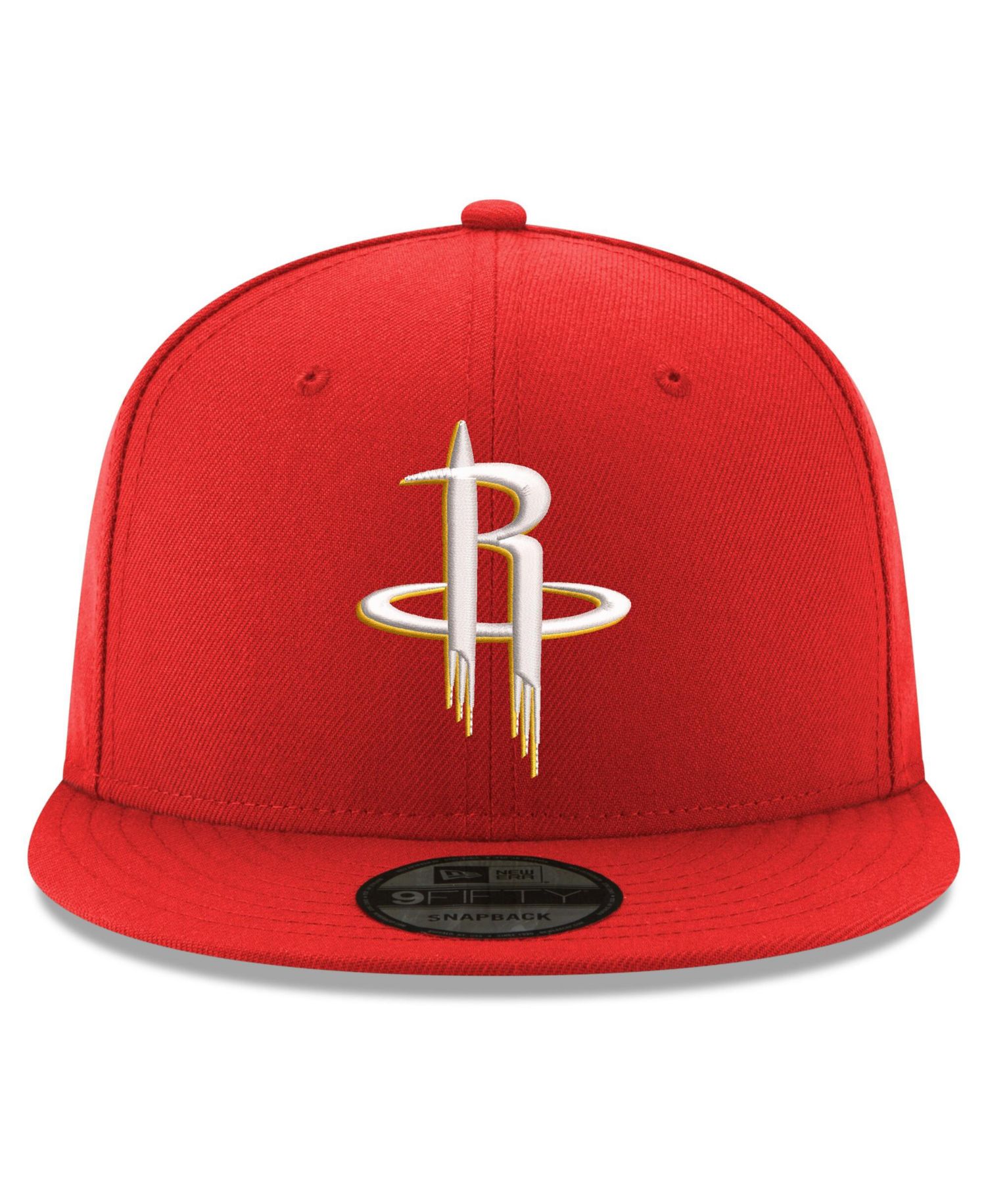 Men's Red Houston Rockets 9FIFTY Snapback Hat