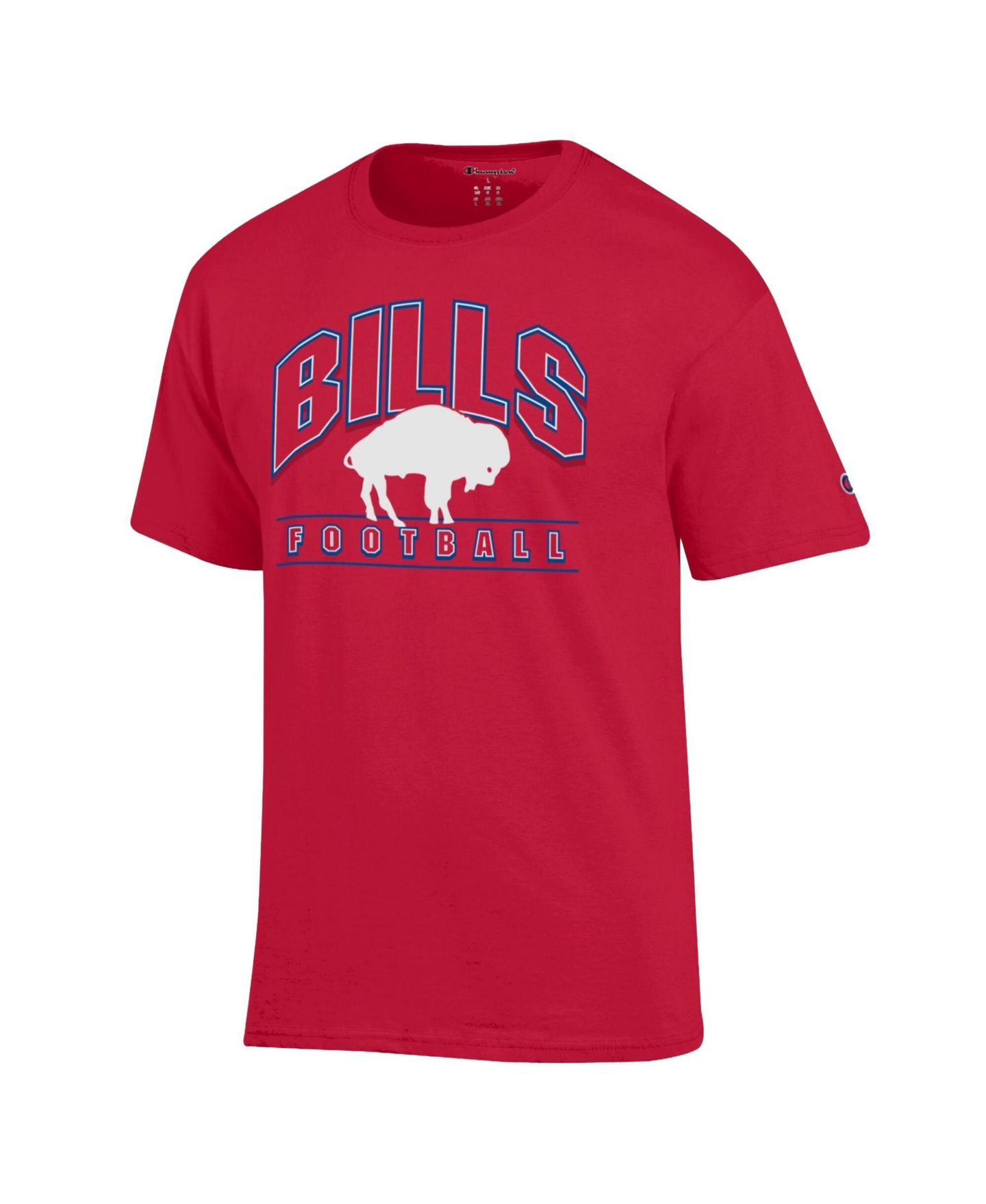 Мужская футболка Champion Red Buffalo Bills Jersey — фото 3