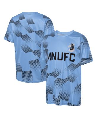 Big Boys and Girls Light Blue Minnesota United FC Sheer Thrill T-Shirt