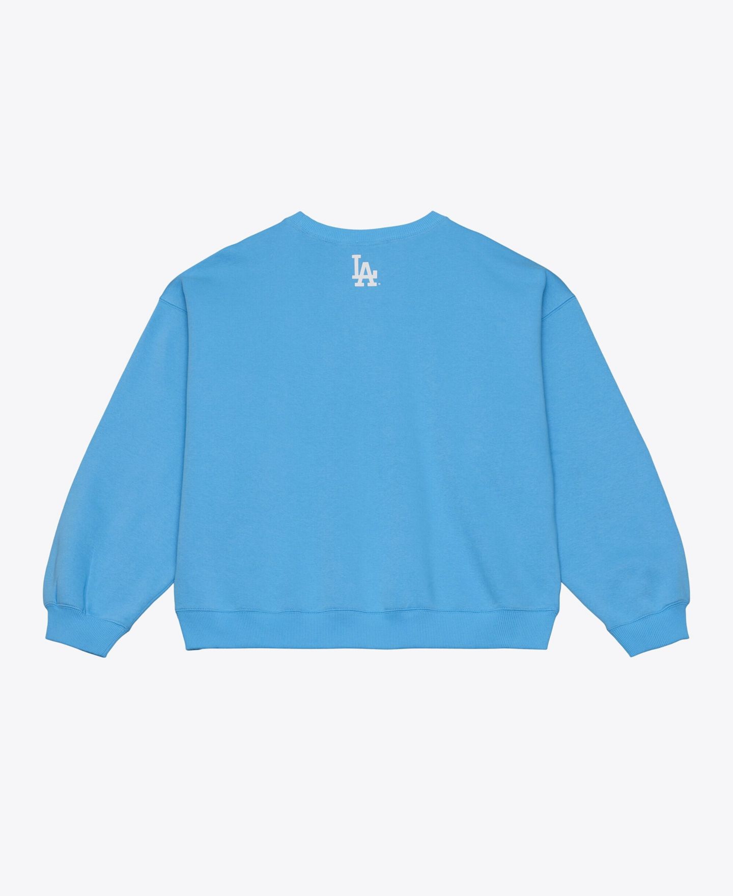 Мужская толстовка Mitchell & Ness Light Blue Los Angeles Dodgers Insignia Fleece — фото 5