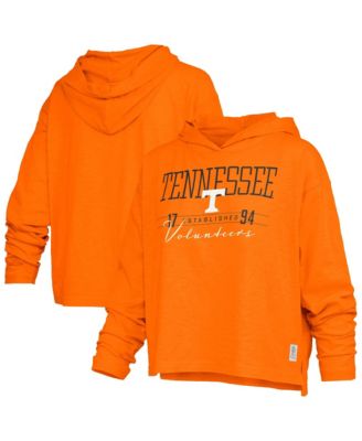 Women's Tennessee Orange Tennessee Volunteers Castillo Slub Waist Length Long Sleeve Hooded T-Shirt