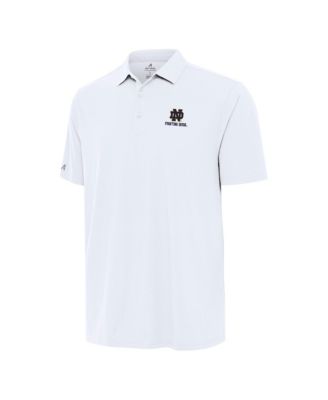Men's White Notre Dame Fighting Irish Era Polo Shirt