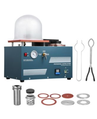 Vacuum Investment Casting Machine with Melting Furnace, All-in-One Jewelry Caster