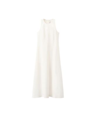 Women's Crewneck Sleeveless A-Line Dress