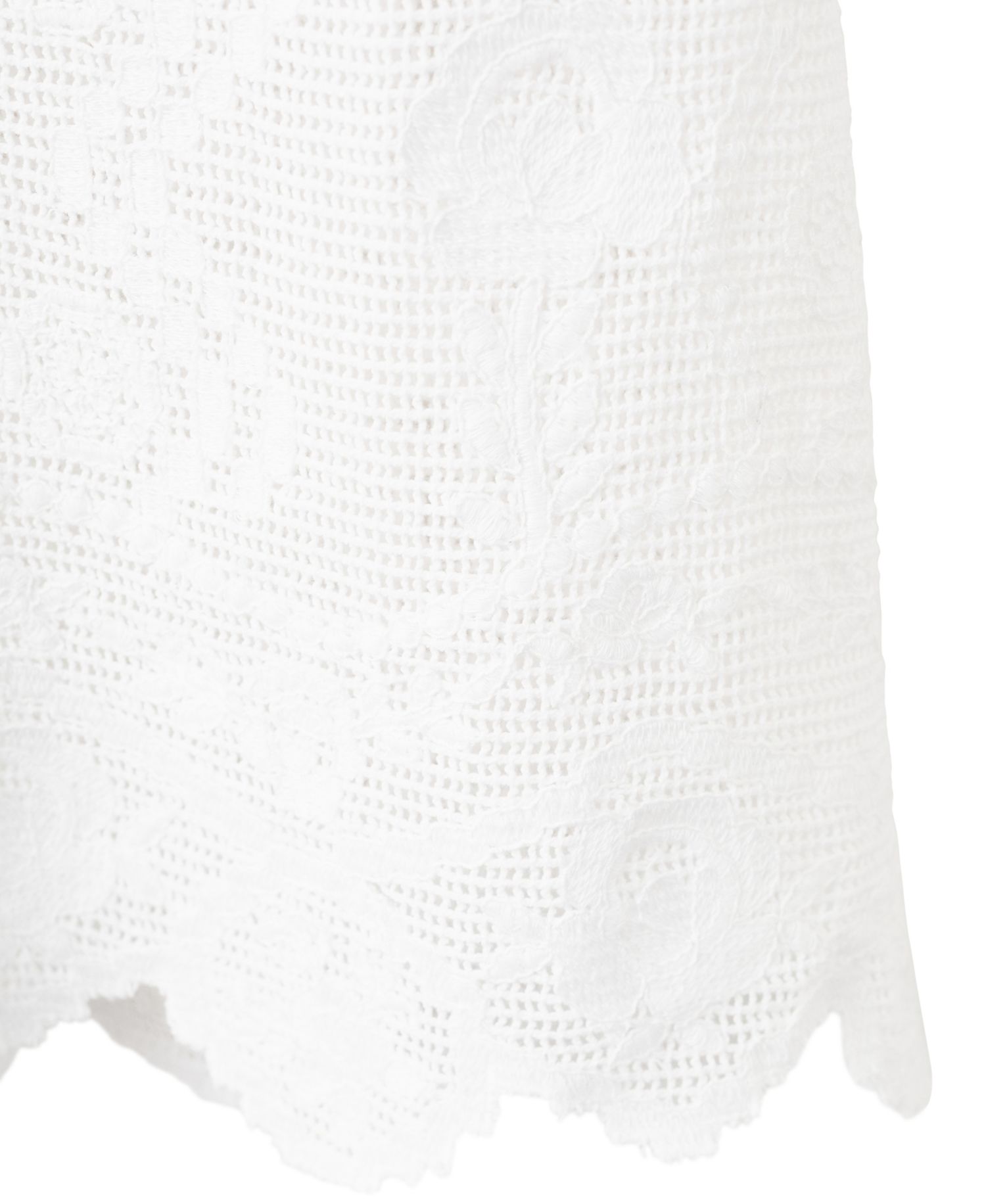 Women's Crochet Scalloped-Hem Sundress