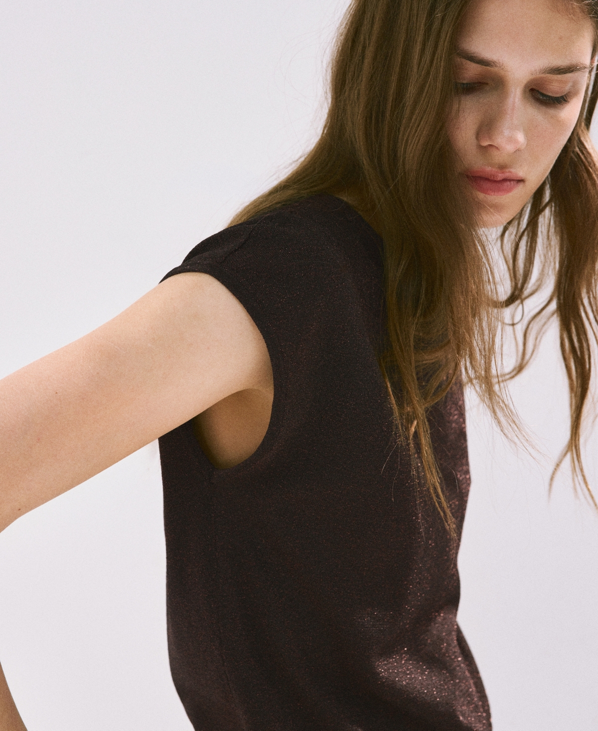 Mango Women's Boat-Neck Knitted Top