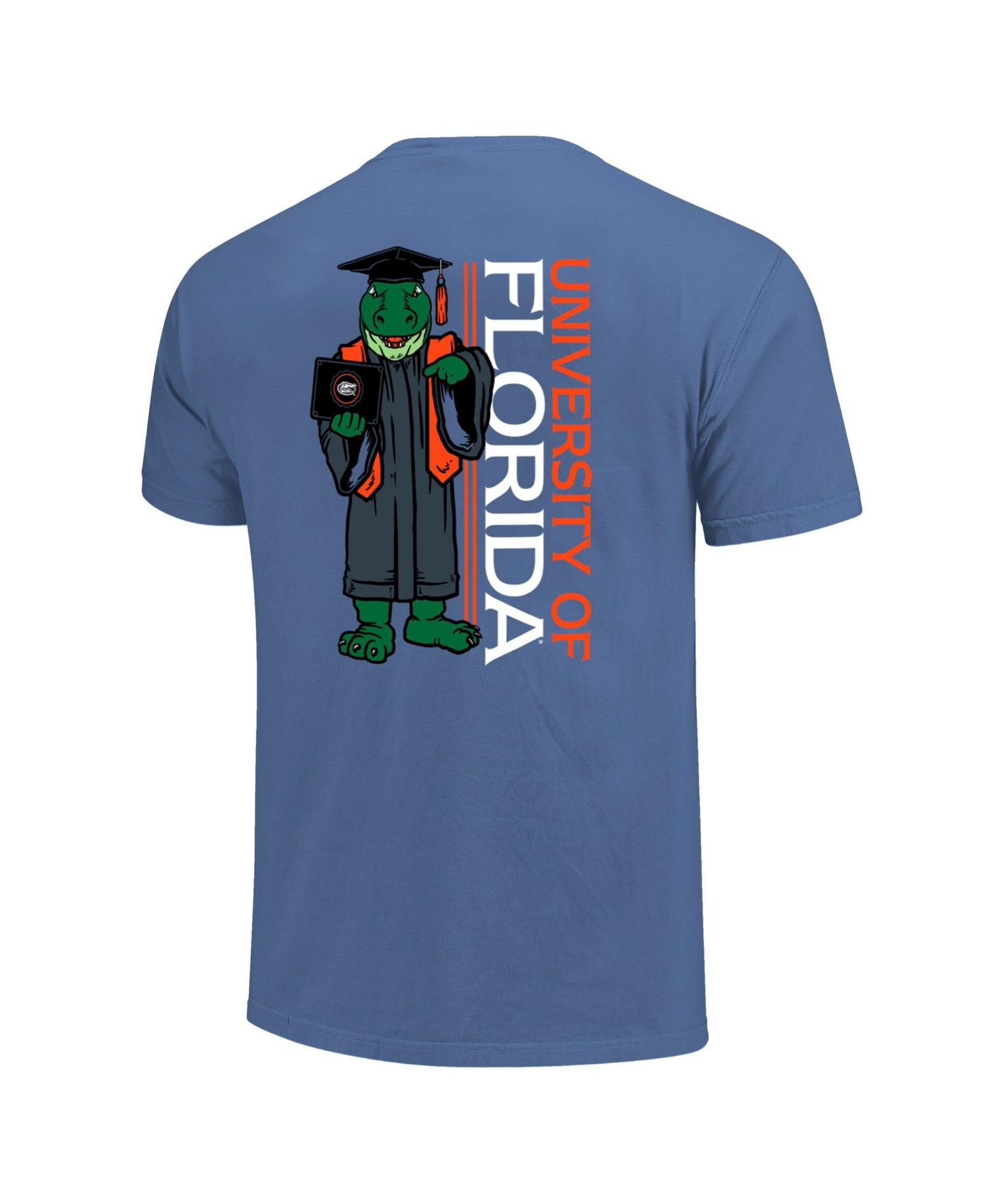 Men's Royal Florida Gators Mascot Grad Achievement Unlocked T-Shirt
