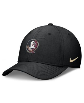 Men's Black Florida State Seminoles Rise Swoosh Dri-FIT Flex Hat