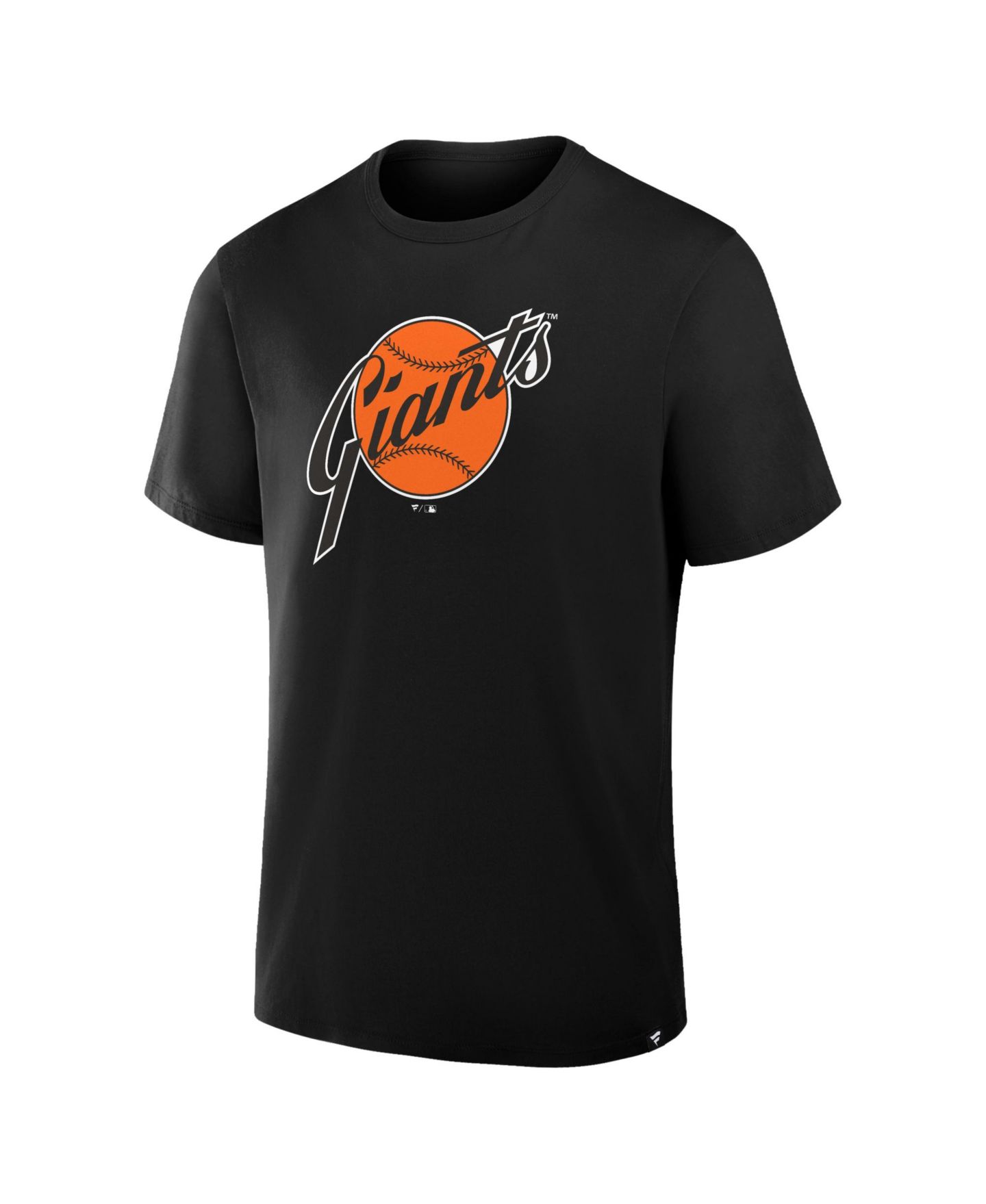 Мужская футболка Fanatics Black San Francisco Giants Vintage Logo Legacy — фото 2