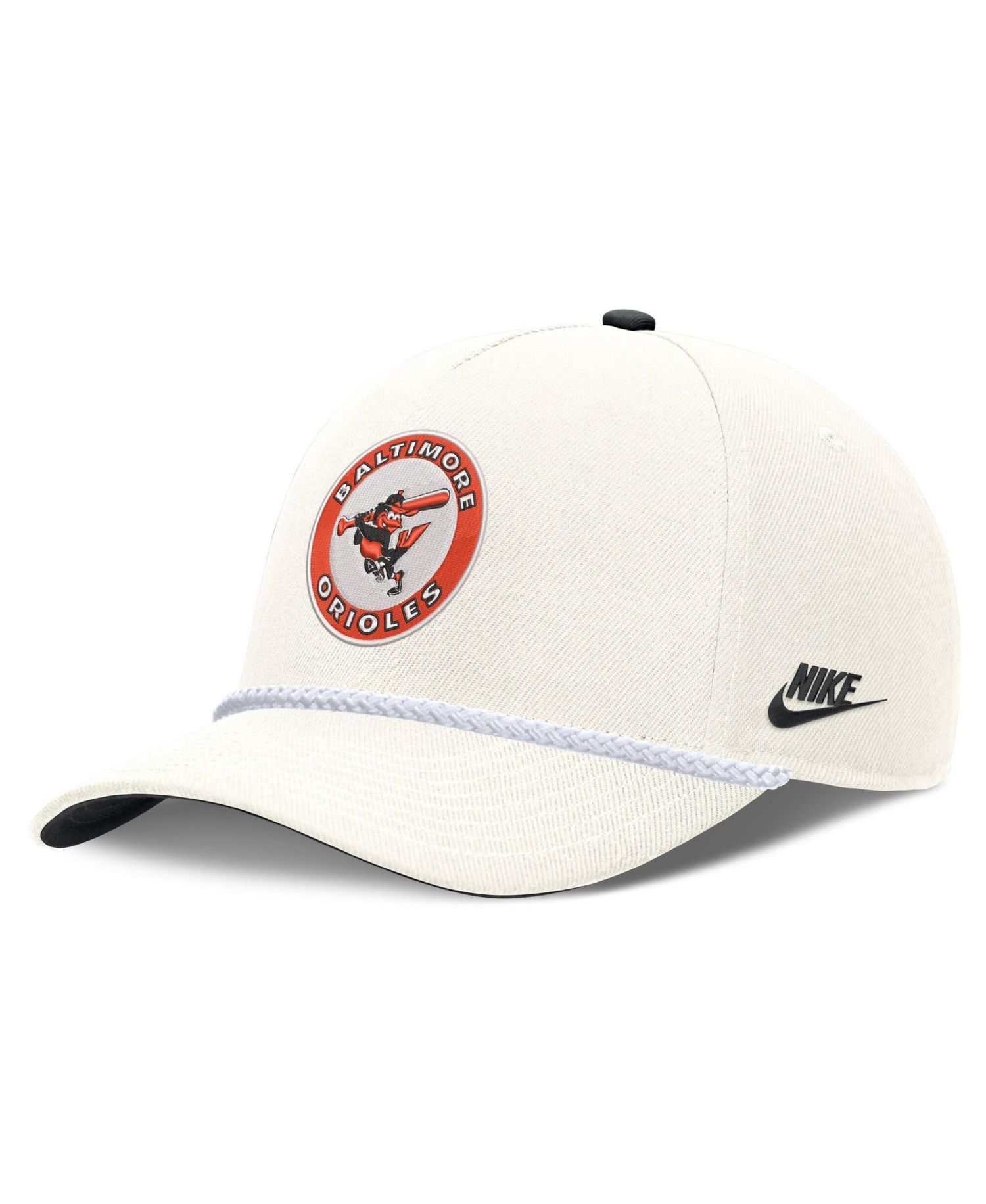 Men's Cream Baltimore Orioles Cooperstown Rise Adjustable Hat