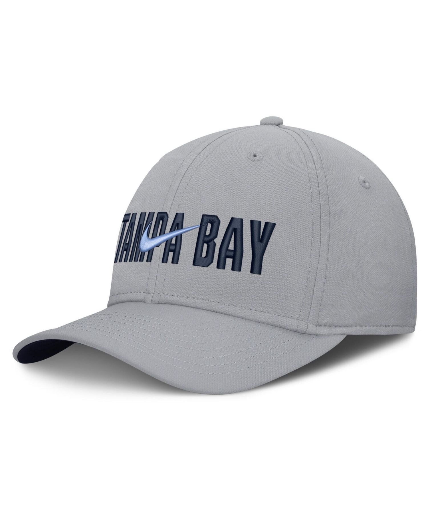 Men's Gray Tampa Bay Rays Primetime Rise Dri-FIT Flex Hat