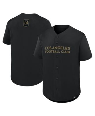 Men's Black LAFC Maximum Intensity Button-Up Jersey