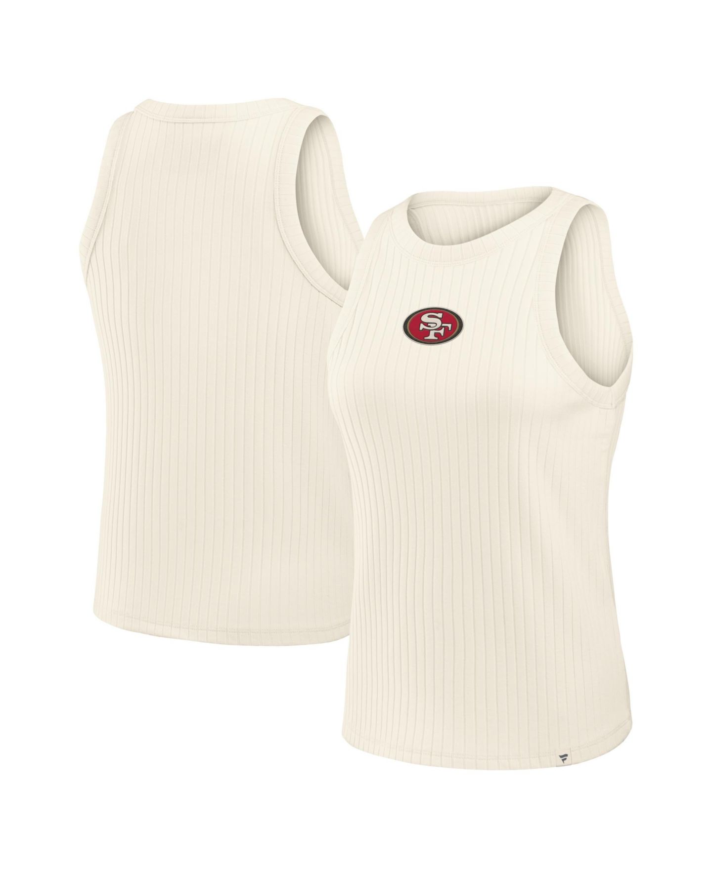 Женский топ Fanatics San Francisco 49ers Star Play Ribbed Tri-Blend — фото 1
