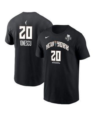 Men's Sabrina Ionescu Black New York Liberty Name & Number T-Shirt
