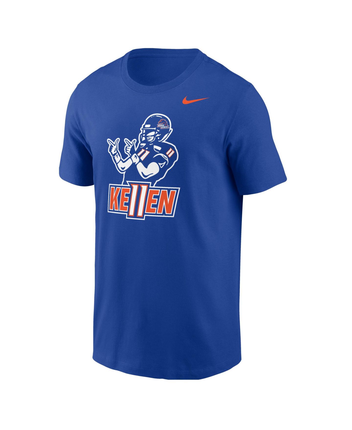 Мужская футболка Nike Kellen Moore Royal Boise State Broncos Ke11en Name & Number — фото 2