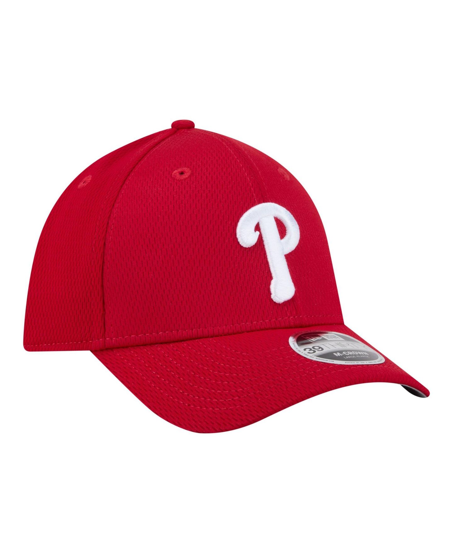 Мужская кепка New Era Red Philadelphia Phillies Dash 39THIRTY Flex Hat — фото 3