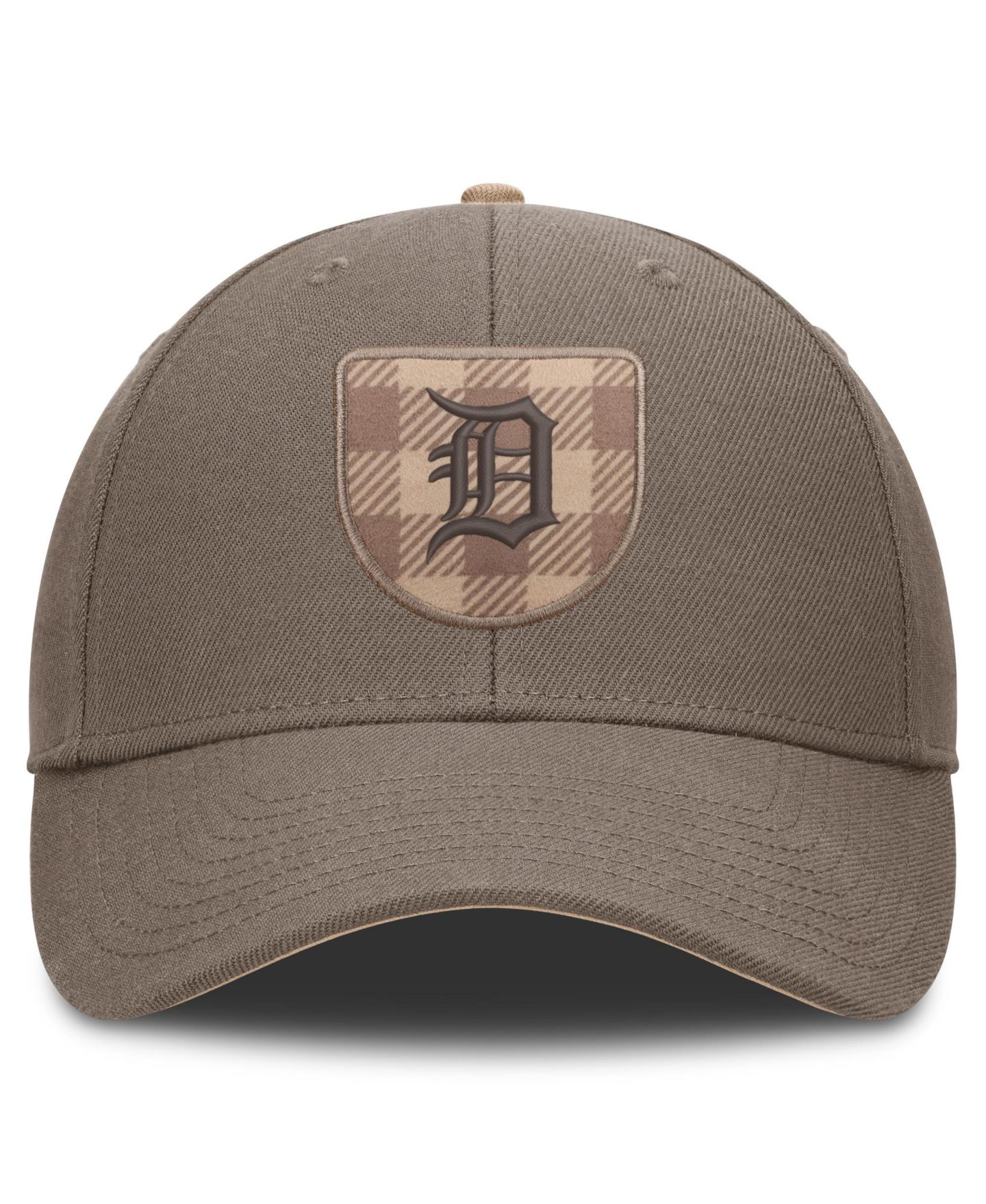Мужская кепка Nike Brown Detroit Tigers Statement Rise Adjustable Hat — фото 2
